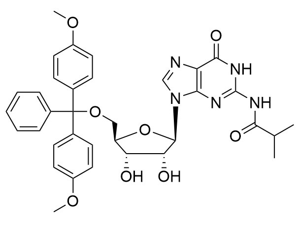 5'-O-(4,4'-二甲氧基三苯甲基)-N2-異丁?；?2'-鳥苷